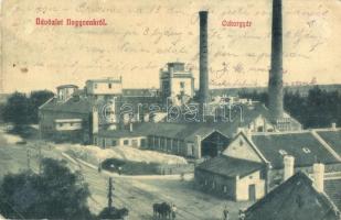 1910 Nagycenk, Cukorgyár, iparvasút sínek. W. L. 2439. Kiadja Mühl Mihály (EK)