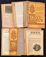 cca 1930-1940 Magyar könyvbarátok diáriuma több lapszáma + néhány egyéb lapszám + néhány korabeli könyv