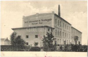 Szil, Kaiser Pál féle gőzmalom és tésztagyár + 1940 Geprüft Oberkommando der Wehrmacht (EK)