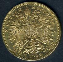 Ausztria 1909. 10K Au 3,387g T:2 kis ph. R!
