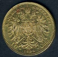 Ausztria 1896. 10K Au 3,387g T:2