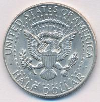 Amerikai Egyesült Államok 1964D 1/2$ Ag "Kennedy" T:1-,2 USA 1964D 1/2 Dollar Ag "Ken...