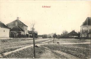 Lőrinci, Fő utca + 1910 Oderberg-Budapest vasút pecsét (EK)