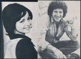 Szerencsi Éva és Eric Vincent énekesek által aláírt képek 10x15 cm