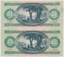 1975. 10Ft (5x) T:III szép papír 
Adamo F8