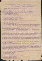 1944 Légoltalmi szabályzat, riasztó ügyeletesi szolgálat leírása, egy Margit rpt-i ház lakóinak névs...