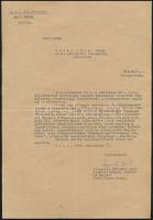 1944 Eger, zsidó házingatlanok gondnokainak szóló körlevél 3 db