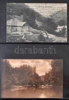 91 db RÉGI történelmi magyar képeslap és fotó albumban. Több érdekes, jobb lap ritka településekről ...