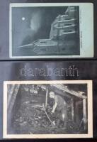 91 db RÉGI történelmi magyar képeslap és fotó albumban. Több érdekes, jobb lap ritka településekről ...