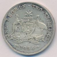 Ausztrália 1934. 1Fl Ag "V. György" T:2,2- patina
Australia 1934. 1 Florin Ag "Georg...