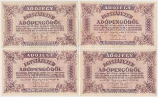 1946. 100.000AP (8x) sorszám nélküli változat T:III