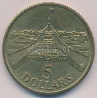 Ausztrália 1988. 5D Al-Br "II. Erzsébet / Parlament" T:1-
Australia 1988. 5 Dollars Al-Br...