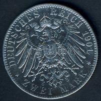 Német Birodalom/Császárság/Poroszország 1901. 2M Ag "Jubileum" T:3ph