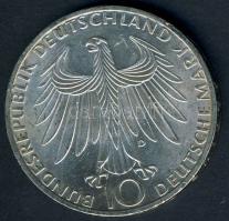 NSZK 1972D 10M Ag "Olimpia-Sportolók" T:BU