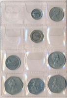 26db-os brit fémpénz tétel kis albumban T:2
26pcs of various British metal coins in small album C:X...