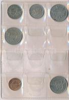 26db-os brit fémpénz tétel kis albumban T:2
26pcs of various British metal coins in small album C:X...