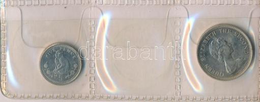 26db-os brit fémpénz tétel kis albumban T:2
26pcs of various British metal coins in small album C:X...