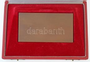 DN "Parlament" Br emlékplakett eredeti dísztokban (120x65mm) T:1-