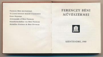 M. Vásárhelyi Vanda: Pro Arte. Ferenczy Béni Művészérmei. Szentendre, 1980. minikönyv