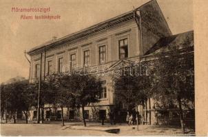 1910 Máramarossziget, Sighetu Marmatiei; Állami tanítóképezde. W. L. (?) No. 249. Kiadja Berger Miksa / teachers school