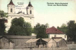 1907 Máriaradna, Radna; kegytemplom, műhely raktárral / pilgrimage church, workshop storage (EK)