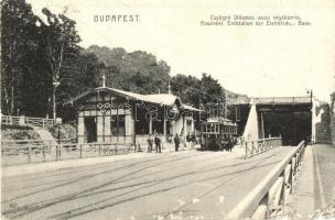 Budapest XII. Zugliget, Villamos vasúti végállomás (hiányzó rész / missing part)