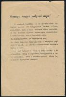 1956 2 db forradalmi röplap Somogy megyéből