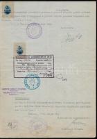 1942 Pozsony, Magyar nyelvű meghatalmazás szlovák okmánybélyegekkel