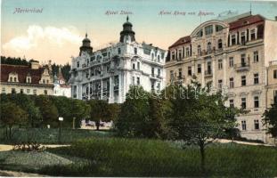 Marianske Lazne, Marienbad; Hotel Stern, Hotel König von Bayern / hotels (EK)