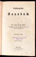 Franz Seraph Schmid: Christkatholisches Hausbuch. II. rész. Wien, 1866, Carl Sartori, 1 t.+688+4 p. Német nyelven. Átkötött egészvászon-kötés, kopott borítóval, kissé foltos lapokkal.