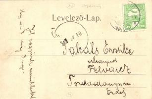 1912 Homokrév, Mokrin; Gőzmalom, Seprűgyár, munkások. Kiadja Szecsánszky Sándor / steam mill, broom ...