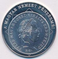 DN "A magyar nemzet pénzérméi - Az első magyar feliratú pénz 1848-1849" Ag emlékérem (10,3...