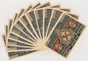 Német Birodalom / Camburg 1920. 50pf (12xklf) szükségpénz T:I-
German Empire / Camburg 1920. 50 Pfe...