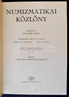 Huszár Lajos (szerk.): "Numizmatikai Közlöny" hat kötete közte 1971-1972., 1973-1974., 197...