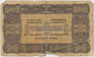 1923. 5000K "Magyar Pénzjegynyomda Rt. Budapest" T:III-,IV
Adamo K39