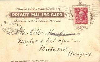 1906 Coney Island, Brooklyn (New York City); On the Bowery. Raphael Tuck & Sons "View"...