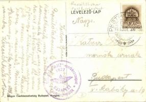 Szent Imre herceg szobra. Kiadja a Magyar Cserkészszövetség / Hungarian boy scout art postcard + 102...