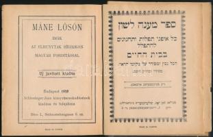 Máne lósón. Imák az elhunytak sírjaikon magyar fordítással. Bp., 1935, Schlesinger József. Könyvkere...