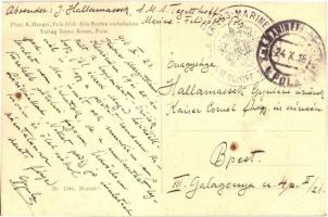 SMS Tegetthoff az Osztrák-Magyar Haditengerészet Tegetthoff-osztályú csatahajója, éljenző matrózok a...