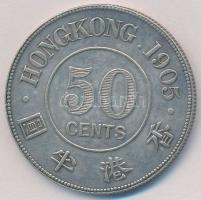 Hongkong 1905. 50c Ag "VII. Eduárd" T:2
Hong Kong 1905. 50 Cents Ag "Edward VII&quot...
