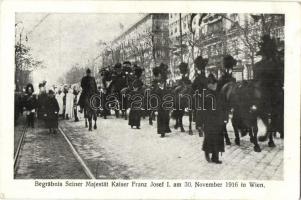 1916 Vienna, Wien; Begräbnis Seiner Majestät Kaiser Franz Josef I. / The funeral of Franz Joseph