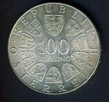 Ausztria 1976. 100Sch Ag "Téli olimpia-Innsbruck" T:2