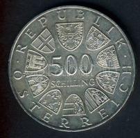 Ausztria 1986. 500Sch Ag "Tallér Hallból" T:2