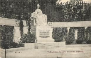 Vienna, Wien I. Volksgarten, Kaiserin Elisabeth Denkmal / garden, statue