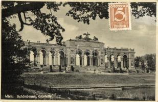 Vienna, Wien XIII. Schönbrunn, Gloriette, TCV Card (kopott sarkak / worn corners)