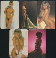1982-1989 Erotikus kártyanaptárak, 9 db