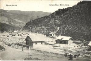 Szomolnok, Schmölnitz, Smolník; Bekenvölgyi fűrésztelep. Fried József kiadása / sawmill