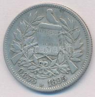 Guatemala 1895. 2R Ag T:2-
Guatemala 1895. 2 Reales Ag C:VF
