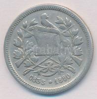 Guatemala 1890. 25c Ag T:2-,3
Guatemala 1890. 25 Centavos Ag C:VF,F
