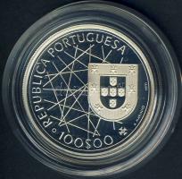 Portugália 1989. "Kanári szigetek-hajó" 100Esc Ag T:PP